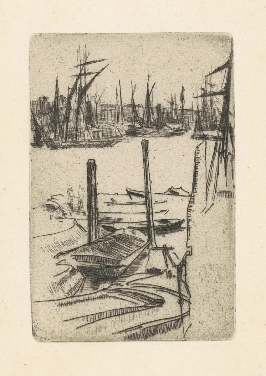 The Tiny Pool by James McNeill Whistler, print, 1876-1878