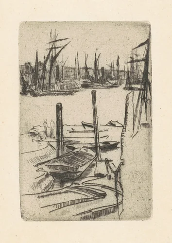 The Tiny Pool by James McNeill Whistler, print, 1876-1878