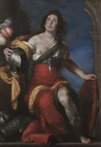 Allegorical Figure by Bernardo Strozzi, painting, 1631-1641