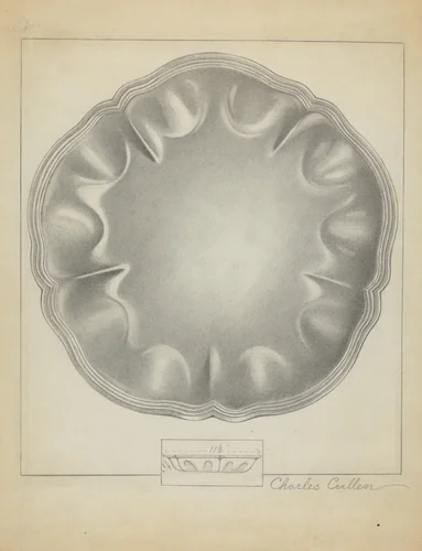 Silver Bowl by Charles Cullen, index of american design, 1936