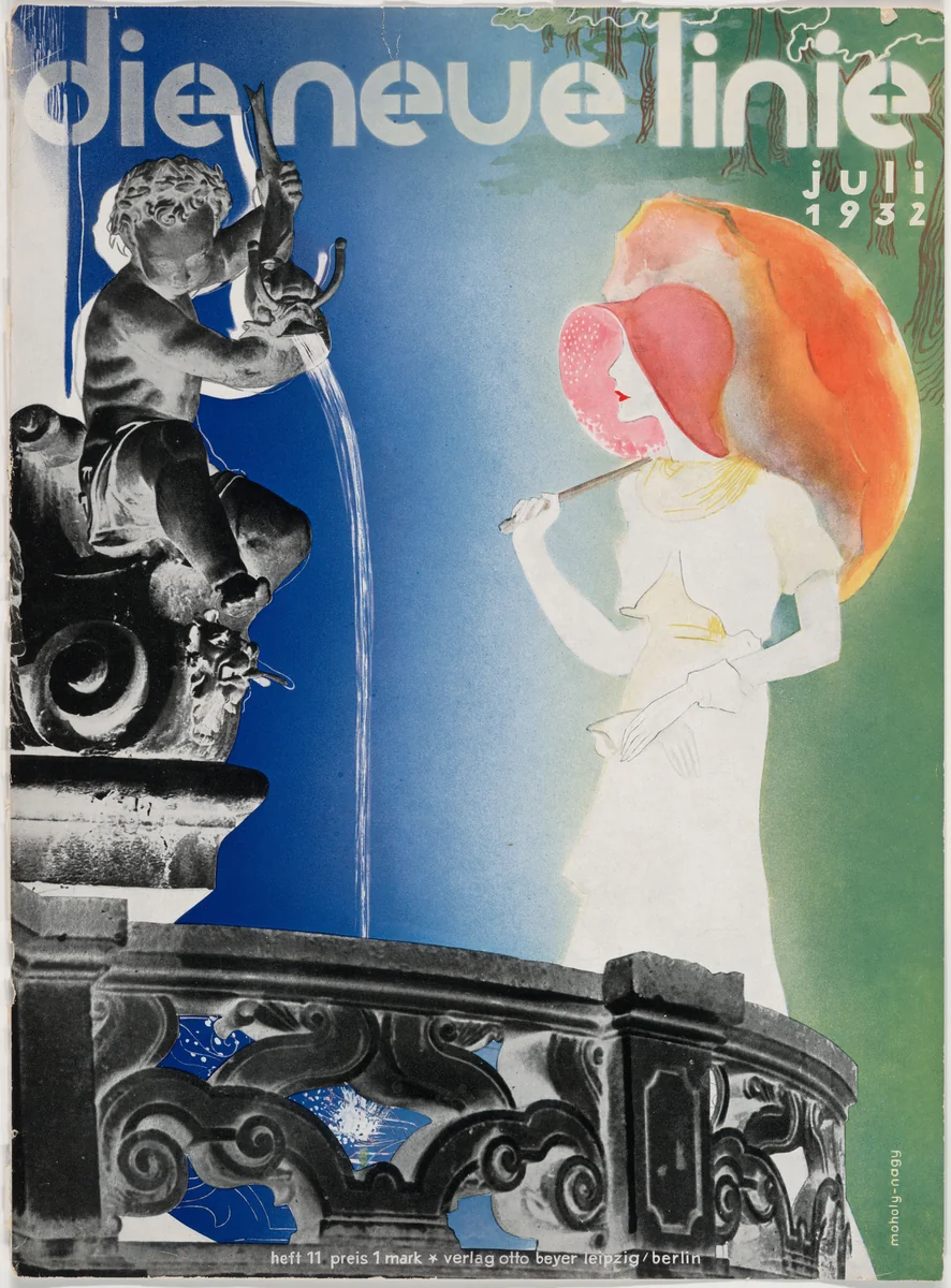 Die neue Linie, Juli 1932 by László Moholy-Nagy, design, 1932