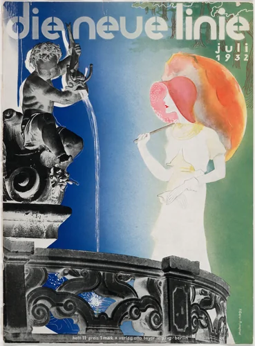 Die neue Linie, Juli 1932 by László Moholy-Nagy, design, 1932