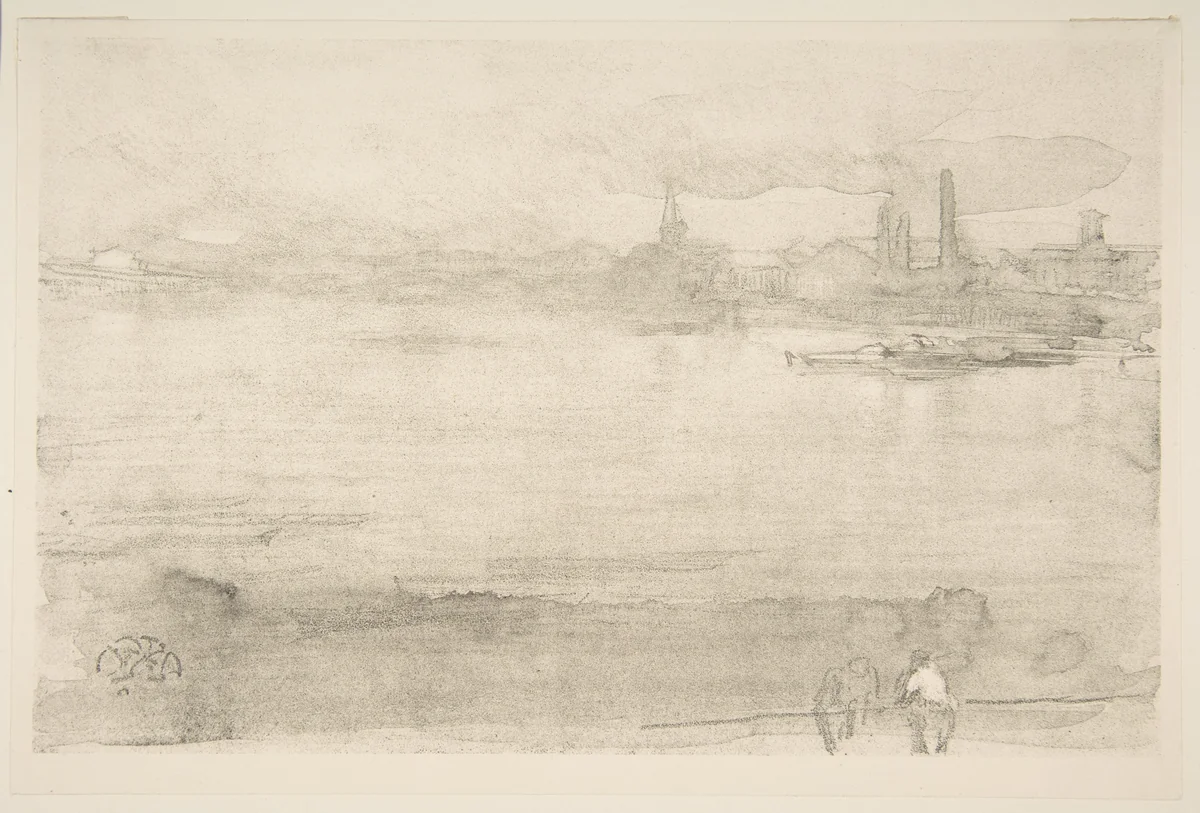 Early Morning by James McNeill Whistler, print, 1878