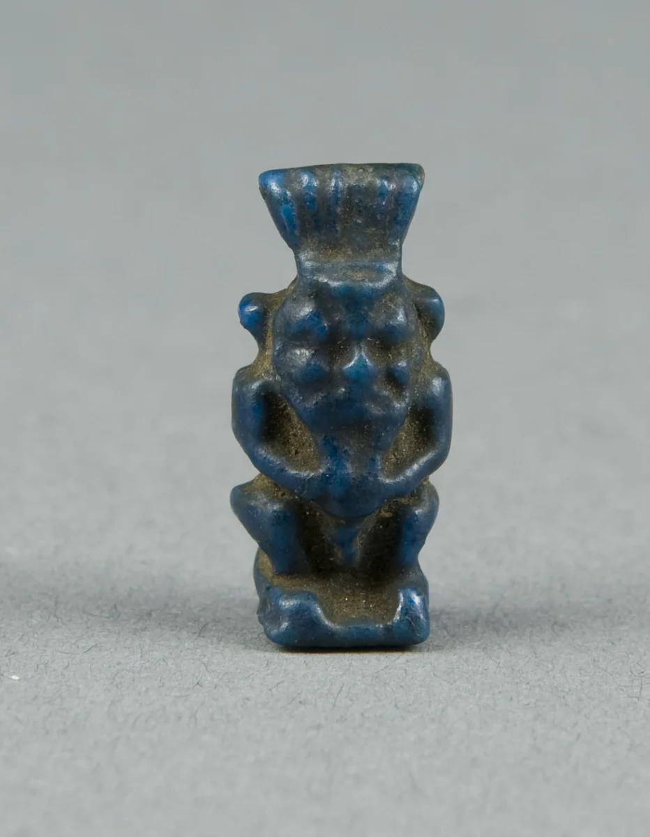 Amulet of the God Bes by Egyptian, metalwork, -1069--664