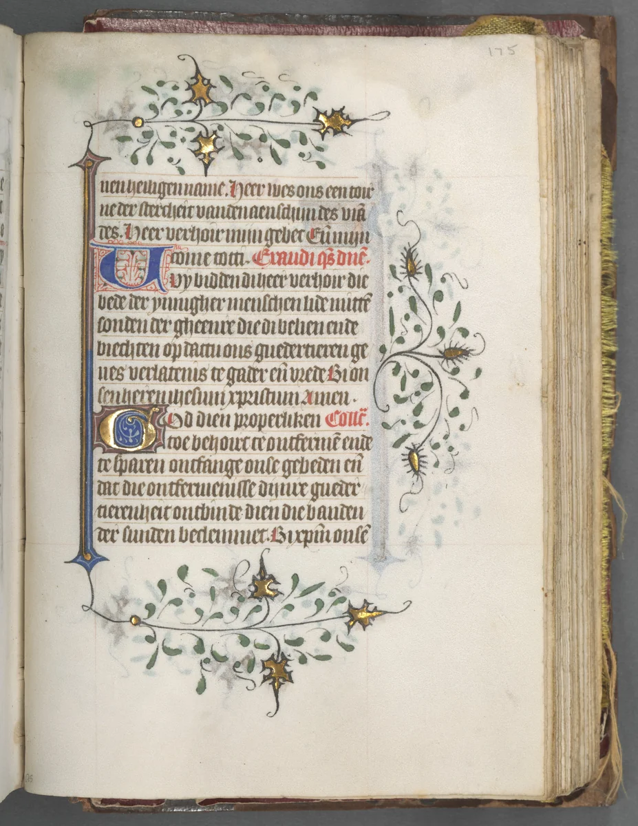 Book of Hours (Use of Utrecht): fol. 175r, Text by Master of Gijsbrecht van Brederode, book, 1460-1465