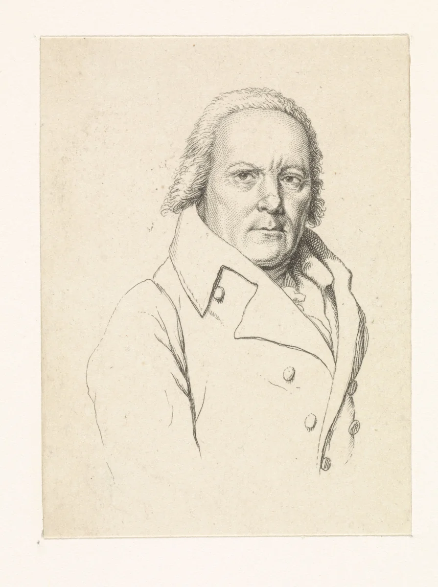 Portret van Cornelis Buys by Jacob Ernst Marcus, print, 1811-1812