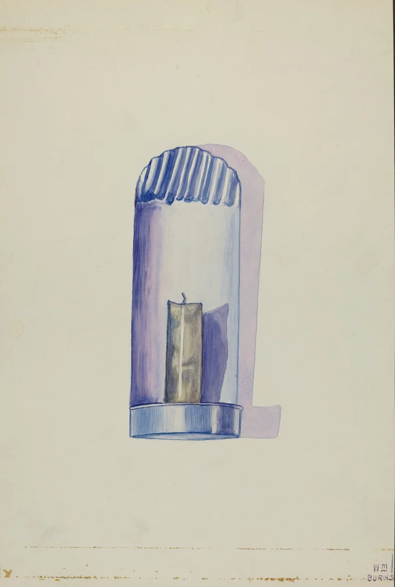 Candle Holder by American 20th Century, index of american design, 1935-1942
