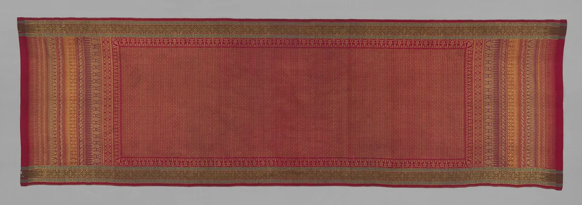 Woman's Sari by India, textile, 1875-1900