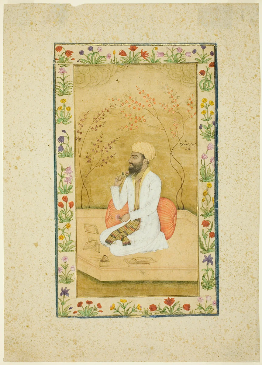 Portrait of an Artist or Scholar by India, painting, 1599-1699
