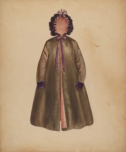 Lady's Pelisse by Jean Peszel, index of american design, 1937