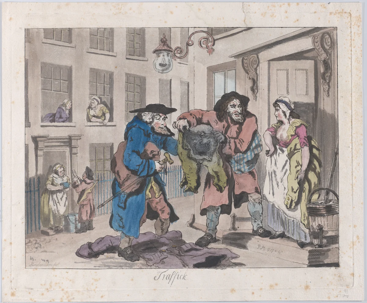 Traffic by Thomas Rowlandson, print, 1791-1794