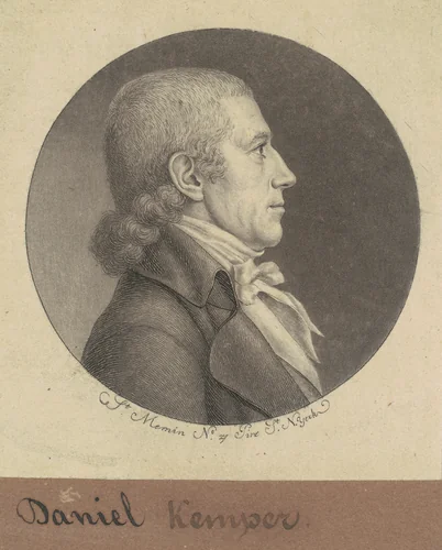 Daniel Kemper by Charles B. J. Févret de Saint-Mémin, print, 1797