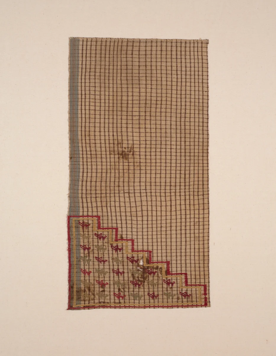 Fragment by Chimú, textile, 1250-1532