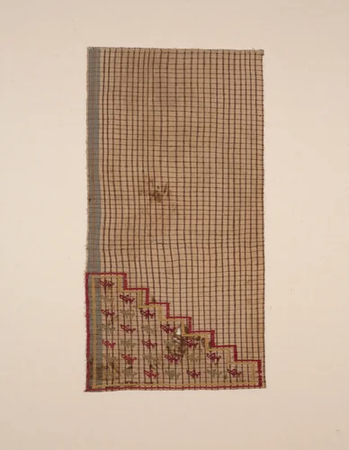 Fragment by Chimú, textile, 1250-1532
