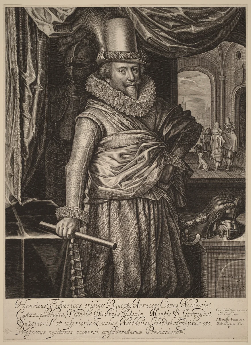 Frederik Hendrik, Prince of Nassau-Orange by Willem Jacobsz Delff, print, 1618