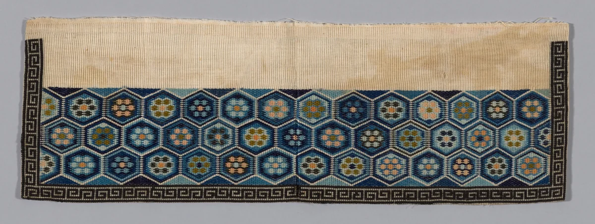 Woman's Trouser Band by Han-Chinese, textile, 1875-1900