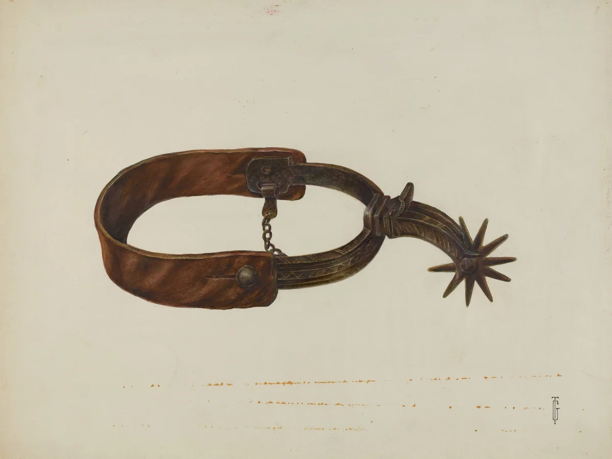 Spur by Gerald Transpota, index of american design, 1937