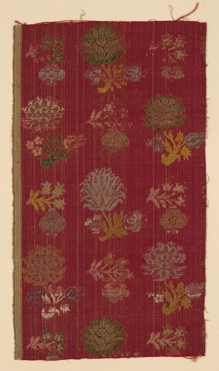 Fragment by Italy, textile, 1625-1675