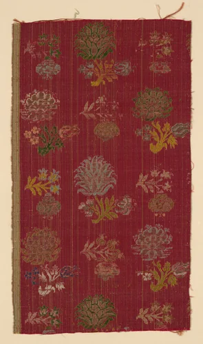 Fragment by Italy, textile, 1625-1675