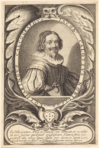 Jacques Callot by Balthasar Moncornet; Michel Lasne, print, 1600-1668
