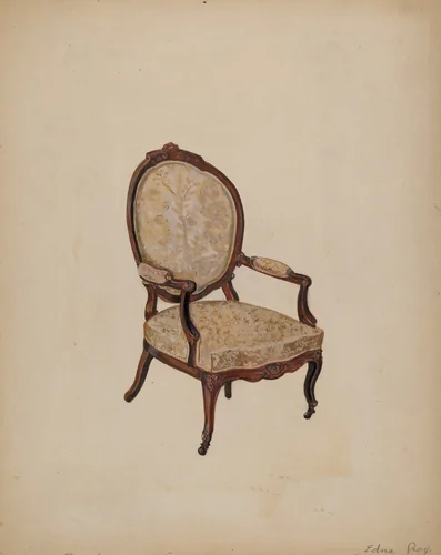 Armchair by Edna Crenshaw Rex, index of american design, 1937