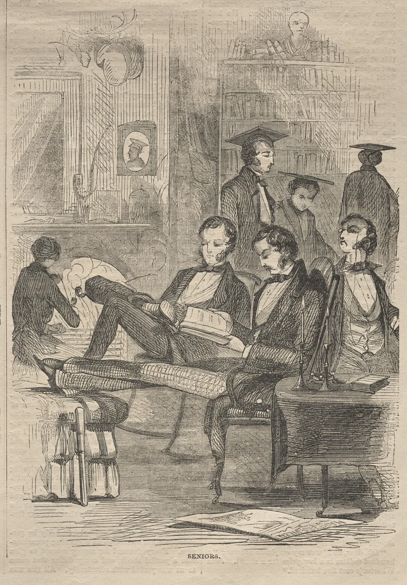 Seniors by Winslow Homer, print, 1857
