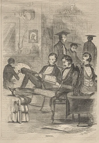 Seniors by Winslow Homer, print, 1857