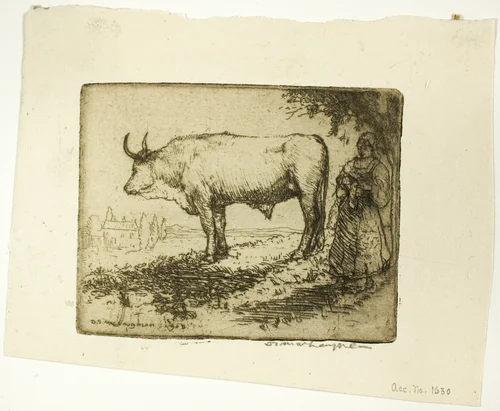The White Ox by Donald Shaw MacLaughlan, print, 1905