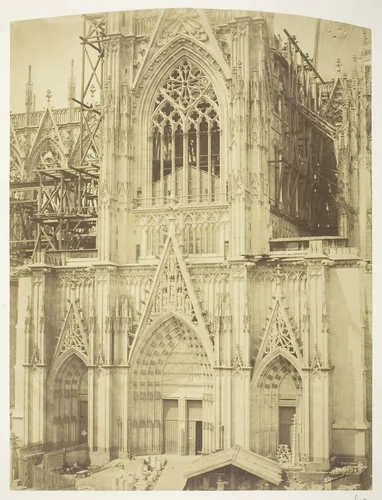 Cologne Cathedral, South Transept by Bisson Frères, photograph, 1854