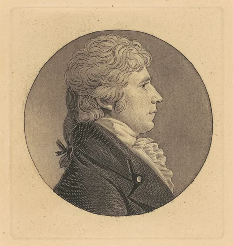 James Campbell by Charles B. J. Févret de Saint-Mémin, print, 1799-1809