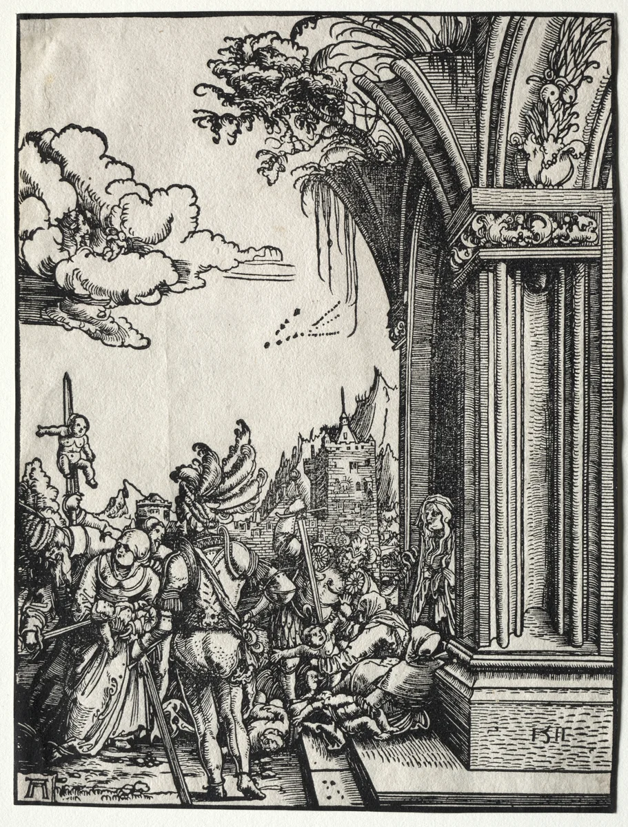The Massacre of the Innocents by Albrecht Altdorfer, print, 1511