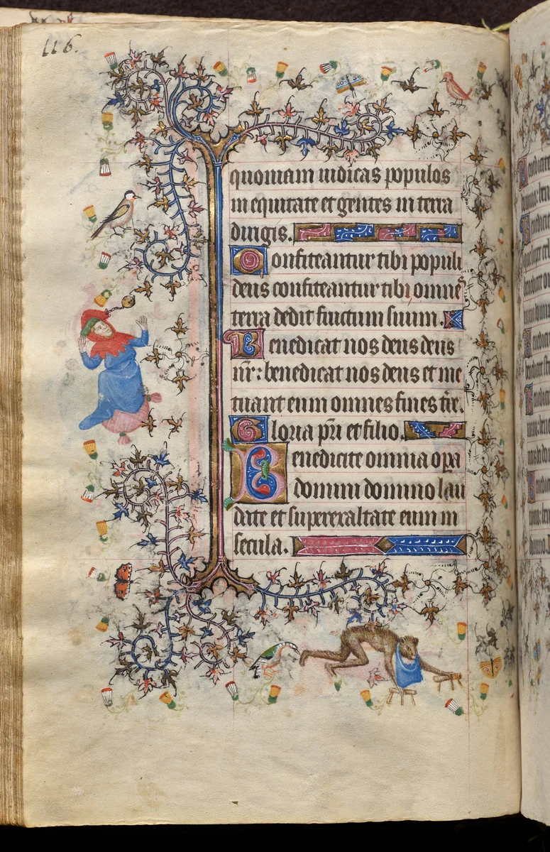 Hours of Charles the Noble, King of Navarre (1361-1425): fol. 58v, Text by Master of the Brussels Initials and Associates, book, 1400-1410