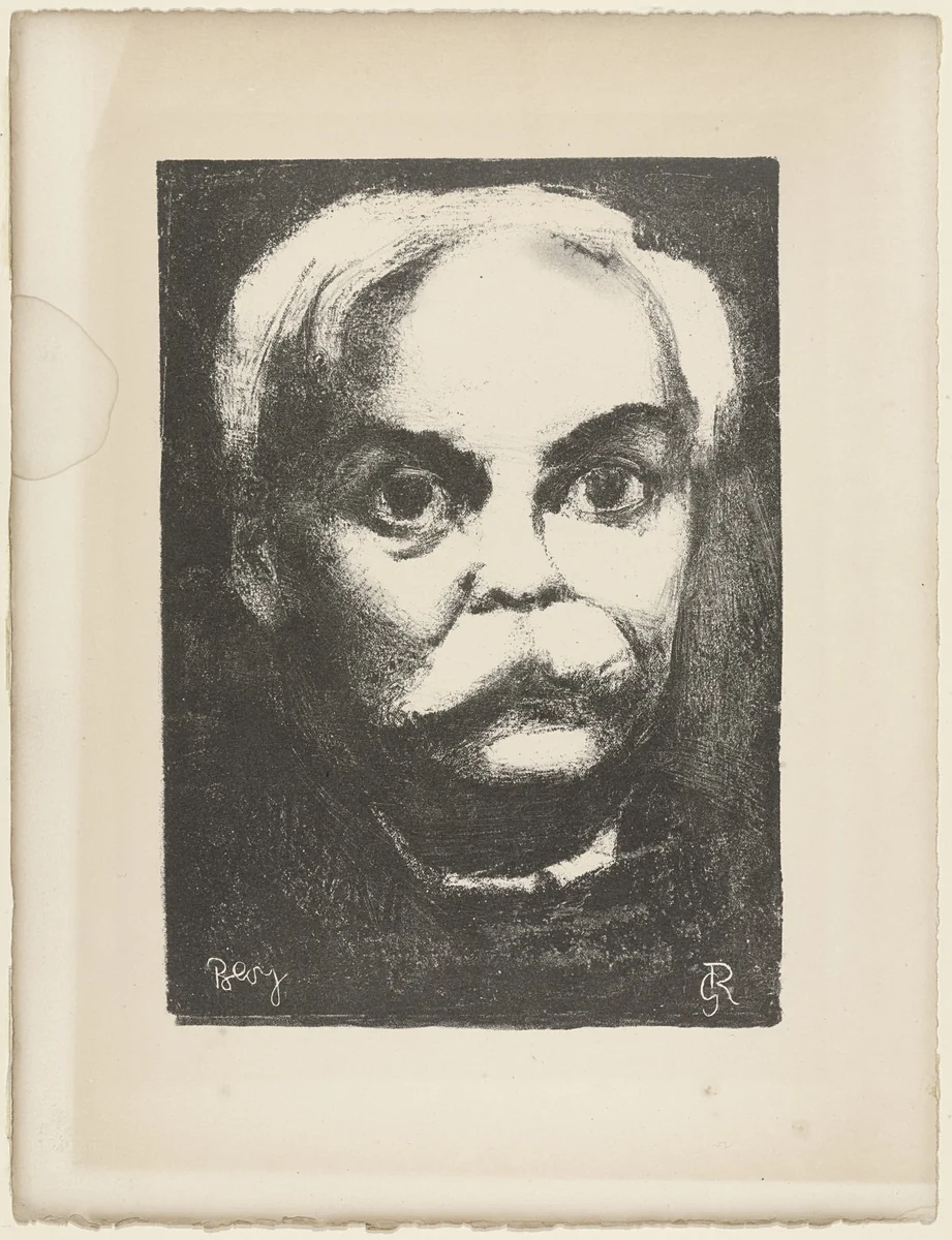 Léon Bloy by Georges Rouault, print, 1926
