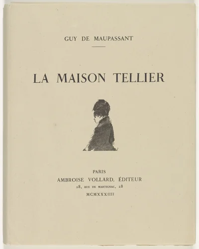 La maison tellier by Hilaire-Germain-Edgar Degas, illustrated book, 1876