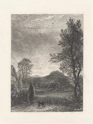 The Skylark by Samuel Palmer, print, 1850
