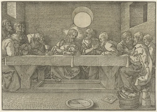Laatste Avondmaal by Unknown, print, 1523