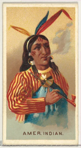 American Indian, from World's Smokers series (N33) for Allen & Ginter Cigarettes by Allen & Ginter, print, 1888