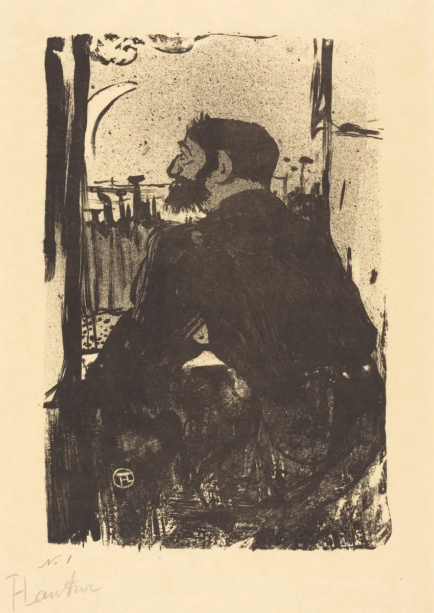 Sleepless Night (Nuit blanche) by Henri de Toulouse-Lautrec, print, 1893