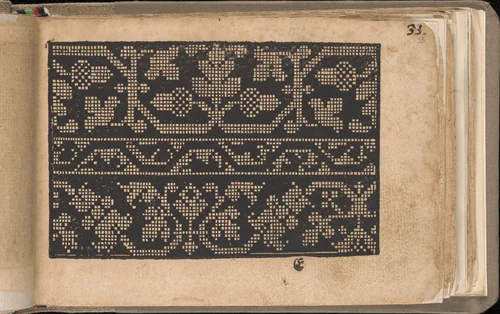 Schön newes Modelbuch (Page 33r) by Sigismundus Latomus, book, 1608
