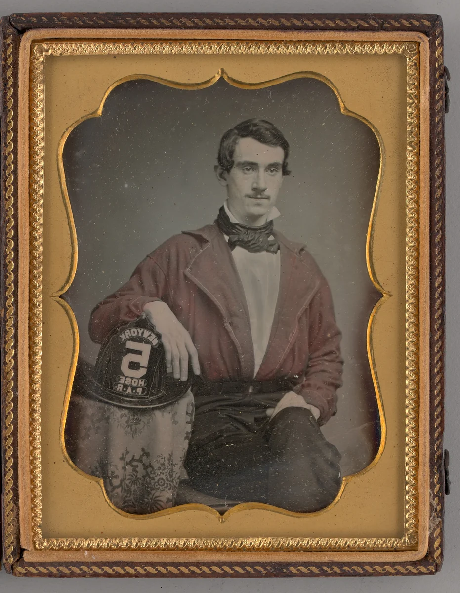 Untitled (Portrait of a Seated Man) by Unknown maker, other, 1857