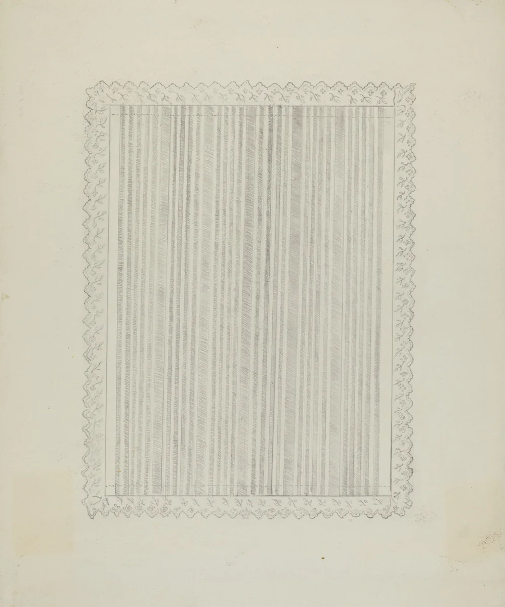 Pillow Sham by Edna Crenshaw Rex, index of american design, 1936