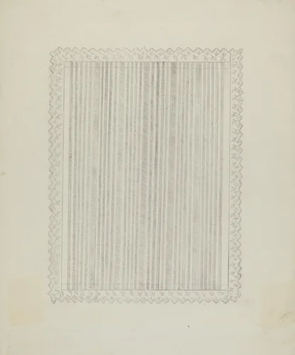 Pillow Sham by Edna Crenshaw Rex, index of american design, 1936
