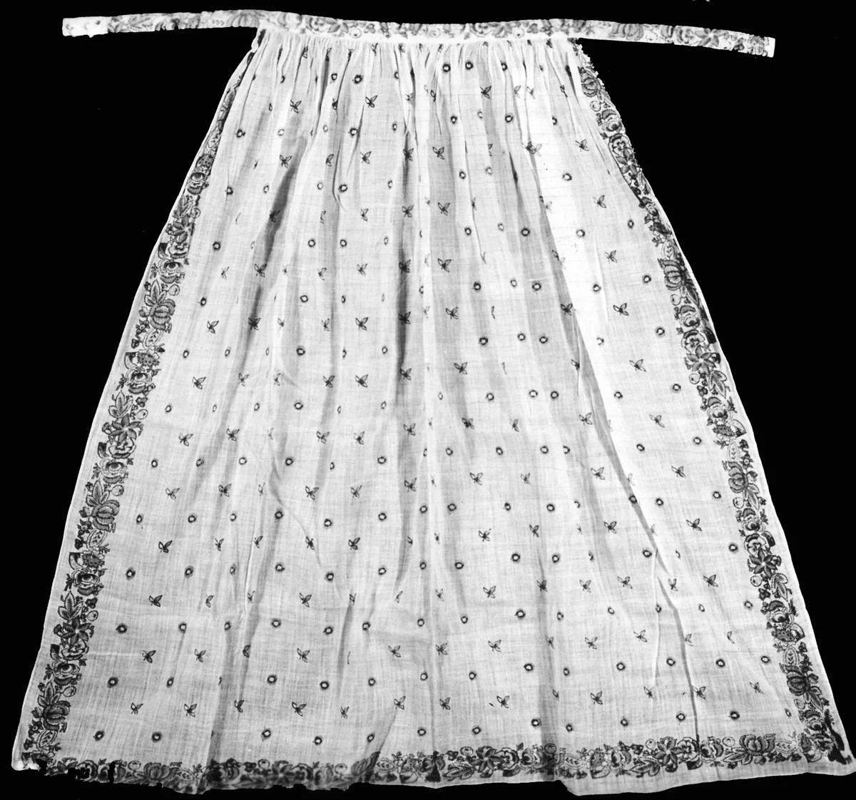 Apron by United States, textile, 1865-1885