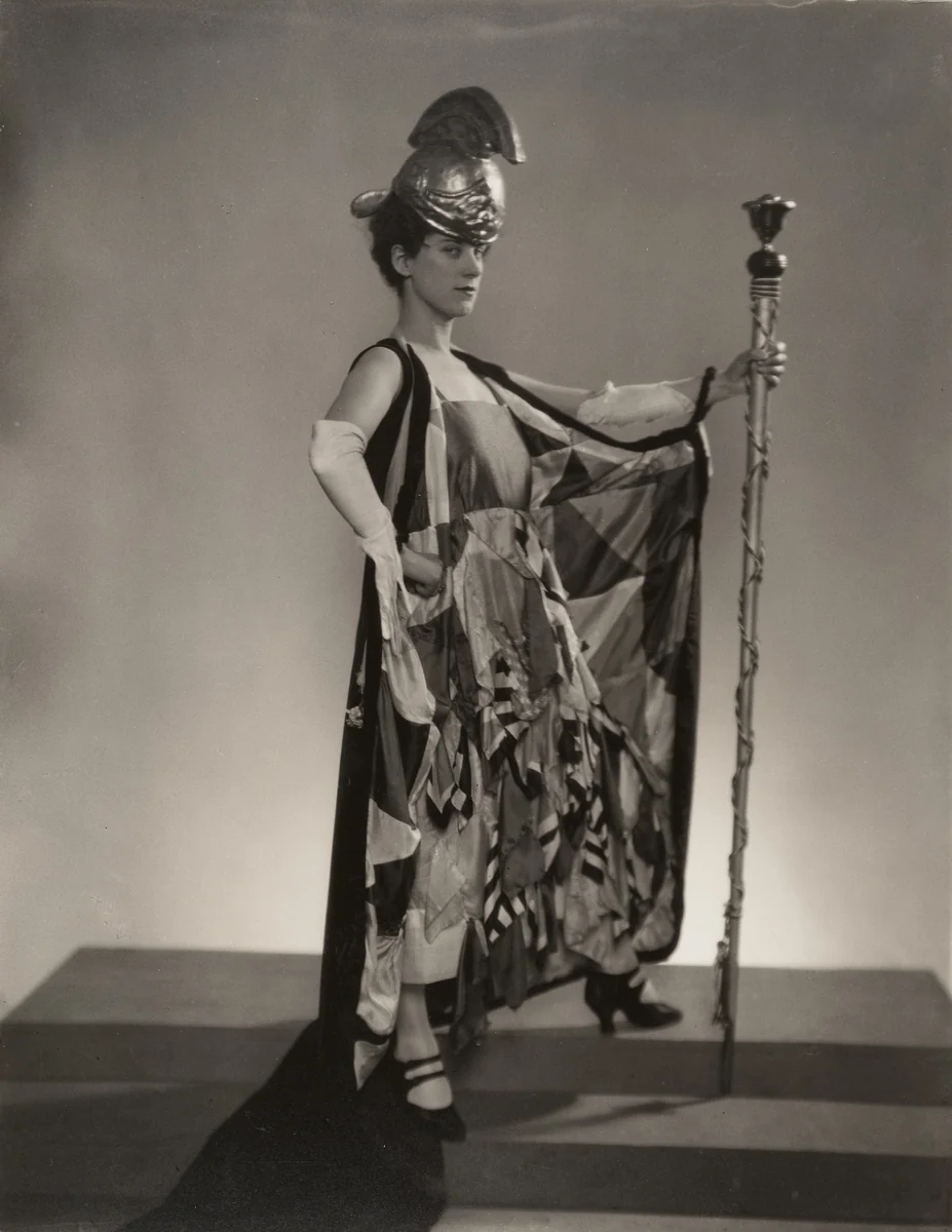Beatrice Lilly "Rule Britannia" by Edward Steichen, photograph, 1924