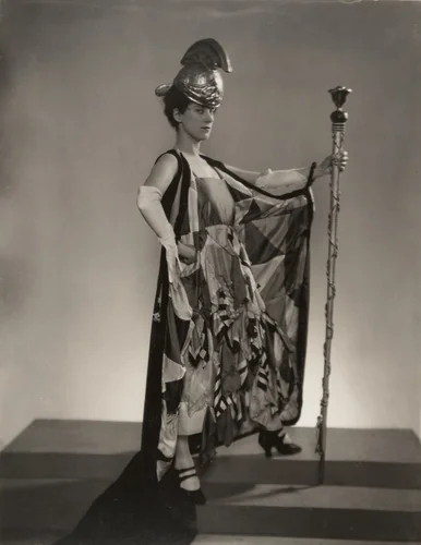 Beatrice Lilly "Rule Britannia" by Edward Steichen, photograph, 1924