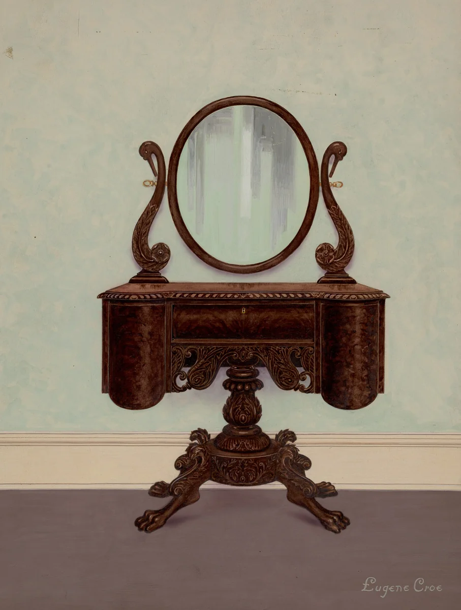 Dressing Table by Eugene Croe, index of american design, 1936