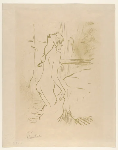 Study of a Woman by Henri de Toulouse-Lautrec, print, 1893