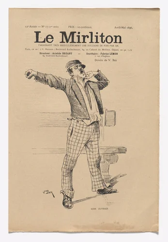 Le Mirliton, no. 17 by V. Ber, periodical, 1896