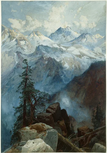 Summit of the Sierras by Thomas Moran, painting, 1872-1875