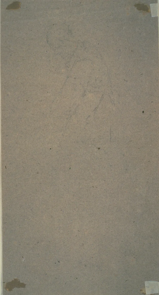 Sketch of Clothed Torso by Nicolas Lancret, drawing, 1710-1743